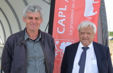Christian Blet, président (à gauche) et Jean-Michel Mignot, directeur général de la CAPL développent une filière de quinoa et graines protéinées.