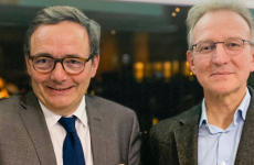 Jacques Pidoux et Renaud Sergheraert, dirigeants de BCF et lauréats PME du grand prix de l’actionnariat salarié en 2019.