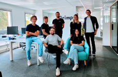 L'équipe de Grimp, start-up de l'éducation implantée près de Nantes, à la Chapelle-sur-Erdre.