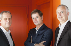Olivier Paugam, directeur des opérations, Georges Gavelle, président, et Gilles Dolet, directeur technique, sont les trois fondateurs de la société angevine Ignimission.
