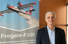 David Pincet, cofondateur d’Hynaero, prévoit les premiers vols des prototypes des bombardiers d’eau entre 2028 et 2029, pour une mise en service en 2031.