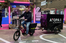 Le concept d'Ayopa testé lors du salon Solutrans, à Lyon fin novembre, est destiné à la livraison en milieu urbain. La start-up parisienne a été récemment rachetée par le groupe de transport Delanchy.