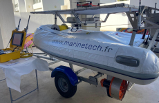Le pôle mer Méditerranée et le pôle Optitec ont organisé une journée "Mer et Robotique", au cours de laquelle les entreprises, qui ont participé à l’expérimentation, comme Marine Tech, ont exposé leurs savoir-faire.