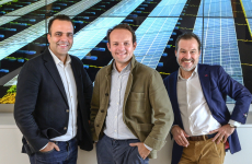 Lionel Themine, Thomas de Moussac et Julien Fleury, les cofondateurs de Technique Solaire