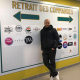 Raphaël Roques, président de Food’Lab devant le nouvel espace à Vaise. Il est actionnaire à parts égales avec Bastien Coinon et Matthieu Le Maitre de cette SAS créée en 2020.