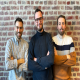Vincent Pichon, Julien Bruitte et Alexandre Duquenoy (de gauche à droite), cofondateurs d’Origami Marketplace.