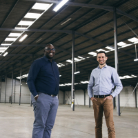 Grégory Louis et Clément Soulier, les cofondateurs de la start-up Entomo Farm, ont fait le choix d'installer leur site industriel à Libourne en 2017