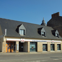 Agence du Crédit Mutuel de Bretagne à Janzé, en Ille-et-Vilaine.