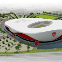 Le projet de future enceinte du Stade Brestois, qui devrait voir le jour en 2022.