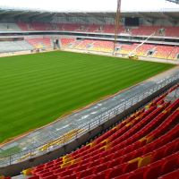 Le stade MMArena dispose d'un capacité de 25 000 places.