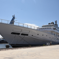 Le site de La Ciotat Shipyards accueille une centaine de yachts par an.