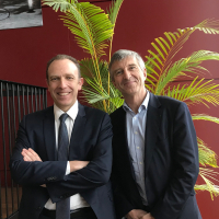De gauche à droite : Laurent Roubin, président du directoire de la Caisse d'Epargne Hauts-de-France et  Philippe Lamblin, président du conseil de surveillance.
