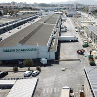 Le marché Min de Marseille devrait à terme compter 100 000 m² d'entrepôts.
