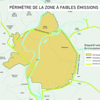 La Zone à faibles émissions concerne depuis le 1er janvier les communes de Lyon, Villeurbanne et Caluire-et-Cuire.