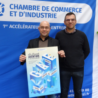 Philippe Cougé, dirigeant de Mediaclinic et Gamecash, et Philippe Vioux, cogérant de MorganView, présentent l'affiche de cette édition 2020. 