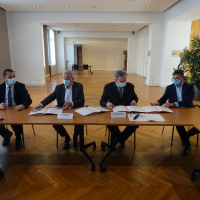 Les antennes Medef, CPME, CFDT, CGC, UNSA, UDES et CFTC de Meurthe-et-Moselle ont signé la déclaration commune sur le télétravail.