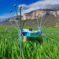 Avec le robot Senti-V, Meropy, start-up iséroise, propose aux exploitants agricoles un outil d’aide à la décision dans la gestion de leur culture céréalière.