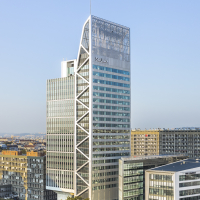 La tour de grande hauteur Silex 2 développe 31 000 m² de surface sur 23 étages.
