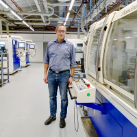 Thomas Klein, le directeur de l’usine bas-rhinoise Walter Tools, a piloté l’installation des 71 nouvelles machines.