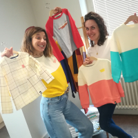 Les Rennaises Nathalie Parmentier et Sandra Heteau ont fondé la marque de vêtements pour enfants Perpète en 2019.