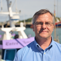 Olivier Le Nézet, 52 ans, vise cette année un 3e mandat à la présidence du comité des pêches de Bretagne.