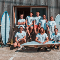 L’entreprise basque Hexa-Wyve a levé 1,1 million d’euros pour ses planches de surf écoresponsables imprimées en 3D.