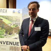 Nicolas Ramé, directeur général du groupe BMG, assure que le Phénix pourra accueillir jusqu’à 350 collaborateurs.