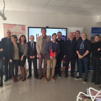 La French Tech Toulon est présidée par Jean Larroumets, dirigeant de l’entreprise toulonnaise Égérie (au centre).