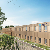 La future usine Intech Medical das le Pas-de-Calais se déploiera sur une surface de 11 000 m2 au terme d’un investissement de 17 millions d’euros.