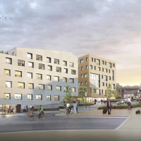 L'ensemble immobilier La Station comportera plus de 4 500 m2 de bureaux dans le quartier de la gare LGV de Laval.